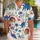 Colorful Dinosaur Island Creatures For Tropical Vacation Travel And Relaxed Resort Wear Hawaiian Shirt - 1