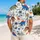 Colorful Dinosaur Island Creatures For Tropical Vacation Travel And Relaxed Resort Wear Hawaiian Shirt - 2