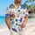 Colorful Dinosaur Island Creatures For Tropical Vacation Travel And Relaxed Resort Wear Hawaiian Shirt - 6