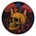 Golden Skull And Spotted Mushrooms For Boho Camping And Off Road Adventure Lovers Spare Tire Cover - 4