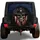 Patriotic Skull With Star Hat For Off Road Adventures And Outdoor Truck Enthusiasts Spare Tire Cover - 1