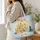 Whimsical Sandcastle Palace And Balloon Scene For Travel, Gifts And Fantasy Lovers Quilted Tote Bag - 3