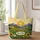 Christian Sunrise Cross Rainbow Floral Faith Gift for Women Church Daily Inspiration Quilted Tote Bag - 1