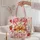Jesus Heart Ribbon Cross Strawberry Faith Gift For Christian Women And Church Events Quilted Tote Bag - 5
