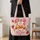 Jesus Heart Ribbon Cross Strawberry Faith Gift For Christian Women And Church Events Quilted Tote Bag - 4