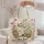 Fluffy White Poodle Wildflowers For Everyday Travel Dog Mom Gifts And Errands Quilted Tote Bag - 5