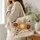 Christian Cross Floral Sunburst For Church, Easter And Everyday Faith Gift Giving Quilted Tote Bag - 3
