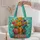 Colorful Folk Art Flower Vases for Everyday Carry, Travel, and Garden Lover Gifts Quilted Tote Bag - 5