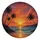 Tropical Sunset Palm Beach Scene For Coastal Road Trips And Island Adventure Lovers Spare Tire Cover - 4