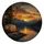 Vintage Alpine Lake Sunset Travel Trailer Camping Adventure for RV and SUV Owners Spare Tire Cover - 4