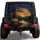 Vintage Alpine Lake Sunset Travel Trailer Camping Adventure for RV and SUV Owners Spare Tire Cover - 1
