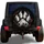 Vintage Paw Track With Cloud Wisps For Off Road Adventure Travel And Wildlife Lovers Spare Tire Cover - 1