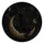 Black Cat On Antique Gold Crescent Moon For Gothic Jeep And SUV Night Drive Style Spare Tire Cover - 4