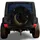 Black Cat On Antique Gold Crescent Moon For Gothic Jeep And SUV Night Drive Style Spare Tire Cover - 1