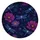 Glowing Blue Dragonflies And Purple Flowers For Night Garden Adventure Trips Spare Tire Cover - 4