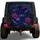 Glowing Blue Dragonflies And Purple Flowers For Night Garden Adventure Trips Spare Tire Cover - 1