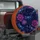 Glowing Blue Dragonflies And Purple Flowers For Night Garden Adventure Trips Spare Tire Cover - 3
