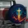 Glowing Golden Cross Over Forest Clouds For Christian Off Road Adventure Faith Gifts Spare Tire Cover - 3