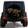 Golden T Rex Skeleton Fossil For Off Road SUV Truck Camping Adventure Enthusiasts Spare Tire Cover - 1