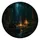 Moonlit Forest Campfire Scene for Overland Camping and Outdoor Adventure Lovers Spare Tire Cover - 4