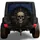 Vintage Gothic Skull Compass Art for Off Road Adventure Travel SUVs and Jeep Drivers Spare Tire Cover - 1