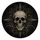 Vintage Gothic Skull Compass Art for Off Road Adventure Travel SUVs and Jeep Drivers Spare Tire Cover - 4