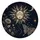 Mystical Celestial Sun Moon Moth Floral Motif For Boho Road Trips And Nature Lovers Spare Tire Cover - 4