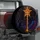 Horned Blue Wanderer Beneath Mystic Star For Gothic Overland Adventure Travelers Spare Tire Cover - 3