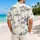 Coastal Sailboats Lighthouse And Palm Cottage For Resort Travel And Beach Golf Days Hawaiian Shirt - 2