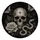 Gothic Skull Rose Snake Moth Art For Dark Romantic Road Trips And Alternative Drivers Spare Tire Cover - 4
