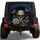 Gothic Skull Rose Snake Moth Art For Dark Romantic Road Trips And Alternative Drivers Spare Tire Cover - 1