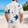 Celestial Constellation Five Point Stars for Beach Vacation Nights and Resort Style Men Hawaiian Shirt - 2
