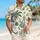Tropical Coconut Palm Watermelon Cactus Resort Style For Summer Beach Vacations And Men Hawaiian Shirt - 6