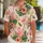 Pink Flamingo And Tropical Leaves For Beach Vacations, Resort Travel And Summer Getaways Hawaiian Shirt - 1