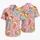Colorful Ice Cream Sundae And Cone Dessert Motif For Summer Beach Resort Vacation Wear Hawaiian Shirt - 5