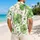 Four-Leaf Clover Botanical Aloha Resort Vacation Style for Men and Travelers Hawaiian Shirt - 2