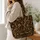 Vintage Baroque Floral Scrolls for Travel, Beach Days, and Elegant Everyday Carry Quilted Tote Bag - 3