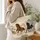Galloping Horses Ink Wash Travel Companion For Equestrian Lovers And Daily Errands Quilted Tote Bag - 3