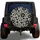 Black Ivory Folk Floral Botanical For Vintage RV Camping, Trailer And SUV Travel Style Spare Tire Cover - 1