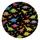 Colorful Dinosaur Silhouettes For Jeep RV Camping Adventures And Prehistoric Fans Spare Tire Cover - 4