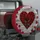 Red Rose Petal Heart For Valentine Wedding Romance Travel Trailer RV SUV Truck Campers Spare Tire Cover - 3
