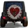 Red Rose Petal Heart For Valentine Wedding Romance Travel Trailer RV SUV Truck Campers Spare Tire Cover - 1