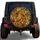 Psychedelic Floral Mushroom Eyes For Boho Road Trips, RV Campers And Retro Nature Fans Spare Tire Cover - 1