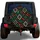Southwestern Ikat Geometric Diamonds for Road Trips, RV Camping and Boho Adventures Spare Tire Cover - 1