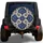Indigo Botanical Floral Medallion for Boho RV Travel and Outdoor Adventure Lovers Spare Tire Cover - 1