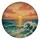 Golden Ocean Sunset Wave Coastal Adventure Style For RV Trailer SUV Truck Travel Spare Tire Cover - 4