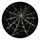 Ivory Spiderweb Gothic Halloween Road Trip Style For SUV Truck Camper Adventure Fans Spare Tire Cover - 4