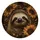 Gentle Sloth And Sunflowers Rustic Autumn Nature Art For Jeep RV Camper Travel Lovers Spare Tire Cover - 4