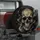 Smoky Gothic Skull With Gray Smoke For Dark Adventure Travel And Haunted Road Trip Style Spare Tire Cover - 3