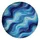 Flowing Blue Ocean Currents for RV Road Trips, Camping, and Coastal Travel Lovers Spare Tire Cover - 4